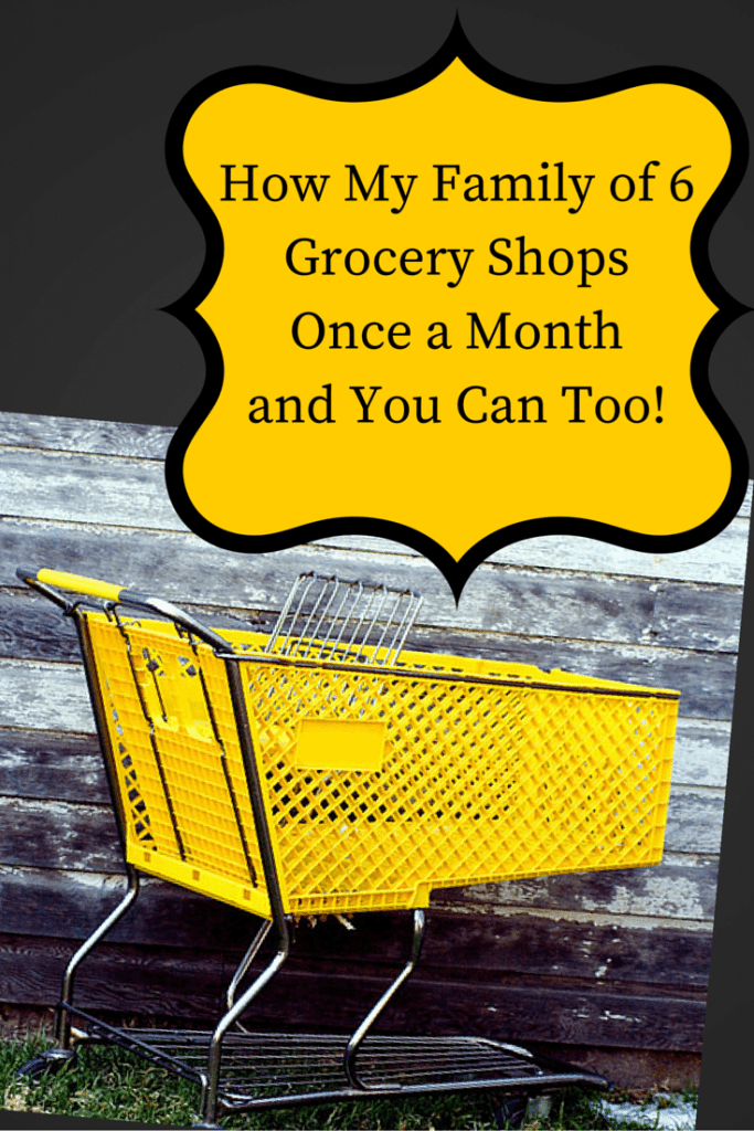 How My Family of 6 Grocery Shops Once a Month and You Can Too! How to Save Money and Time 