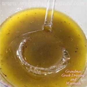 Grandma's Greek Dressing and Marinade Recipe