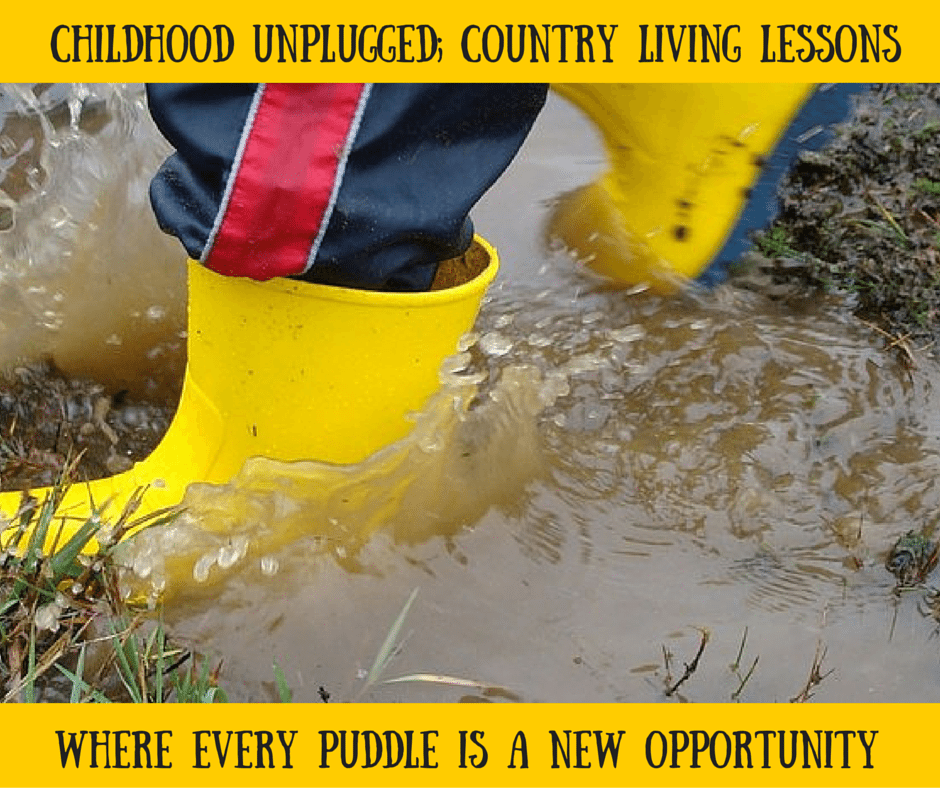 Childhood Unplugged; Country Living Lessons